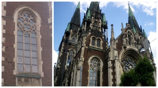 У церкві свв. Ольги і Єлизавети вставили нетипові вікна: львів’яни обурюються