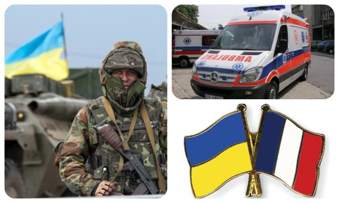 Студенти з Парижа придбали дві швидкі допомоги для АТО