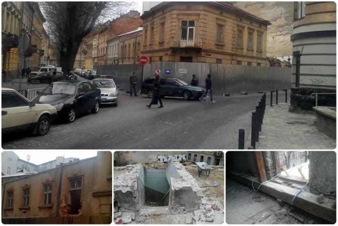 Скандальне будівництво на Чайковського: що залишилось від старої будівлі?