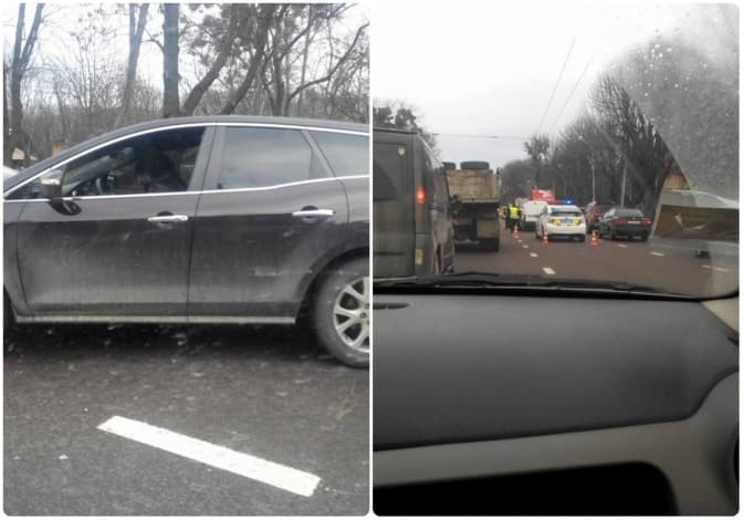 Ситуація на дорогах Львова: ДТП на вулиці Стрийській