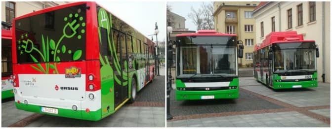 В Польщі вийшов на маршрут український електробус (фото)