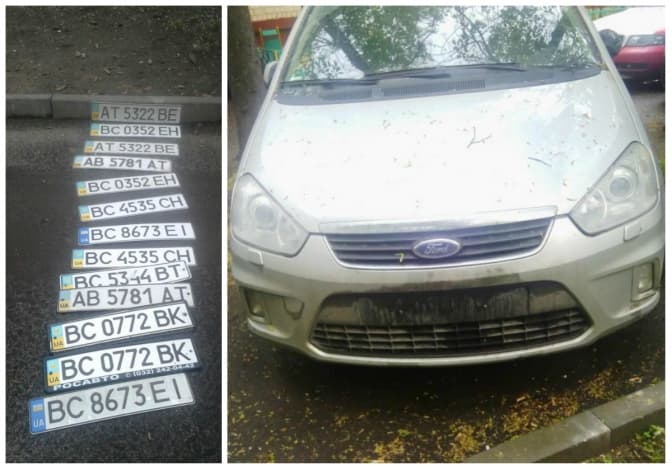 У Львові поліція знайшла номерні знаки автомобілів. Де забрати?