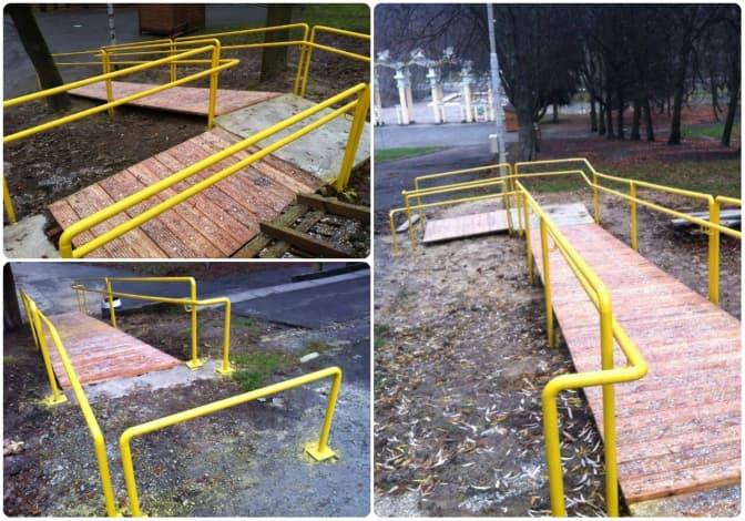 У львівському парку встановили пандуси. Деталі