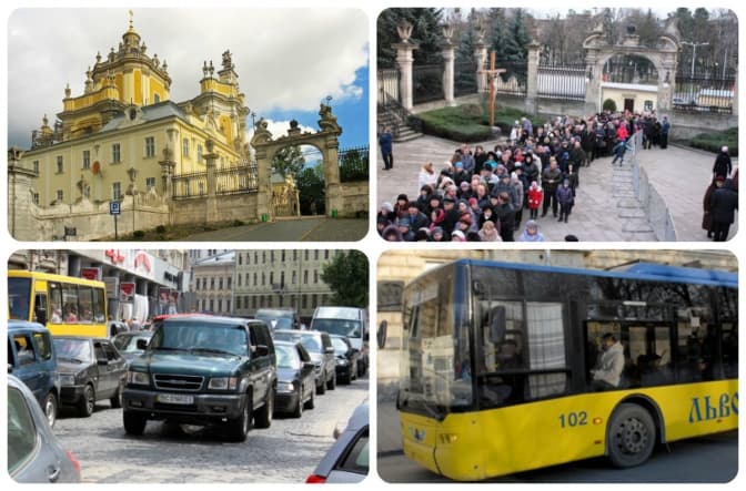 Ситуація на дорогах Львова: ДТП біля Оперного, площа св. Юра непроїзна