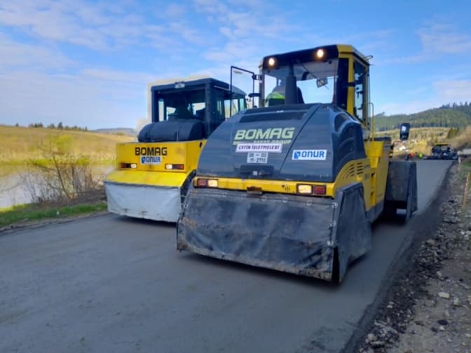 Як на Львівщині ремонтують дорогу Турка – Східниця. Фото