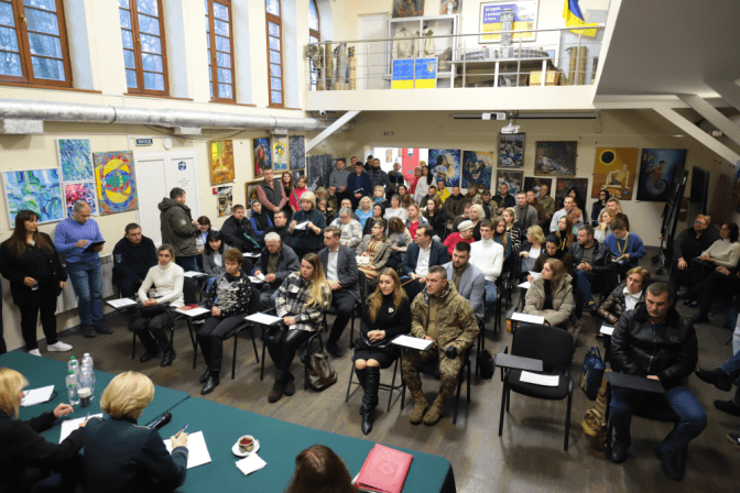 У Львів приїжджала Ірина Верещук, розмовляла з родинами загиблих та зниклих безвісти