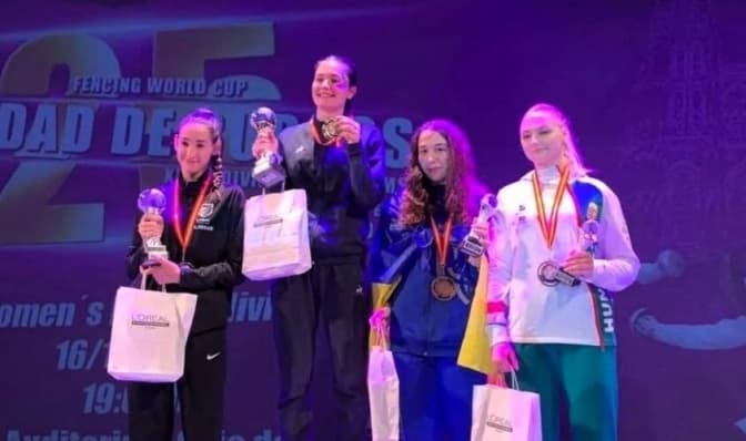 Шпажистка зі Львова здобула бронзову перемогу на світових змаганнях