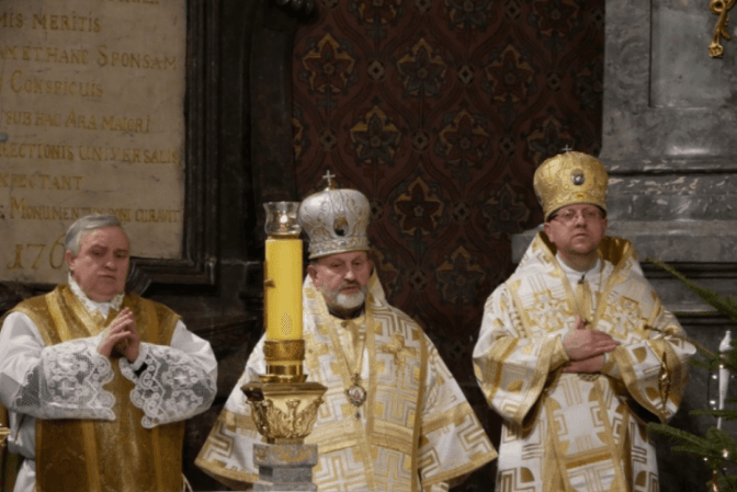 До святої Меси напередодні Різдва долучилися владики УГКЦ. Фото