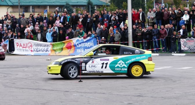 В неділю у Львові гонщики змагатимуться в автослаломі