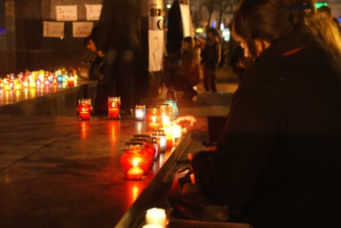 У Львові вшанували вбитих під Волновахою. Фоторепортаж