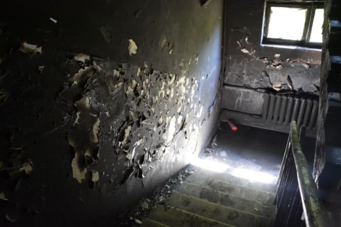 У будинку на вулиці Виговського після масштабної пожежі проведуть ремонт