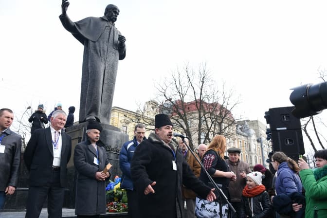 У Львові обрали двійника Кобзаря. Фото