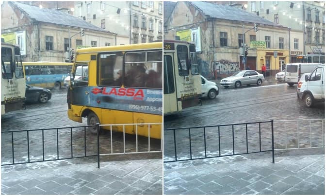 Ситуація на дорогах Львова: ДТП на Городоцькій