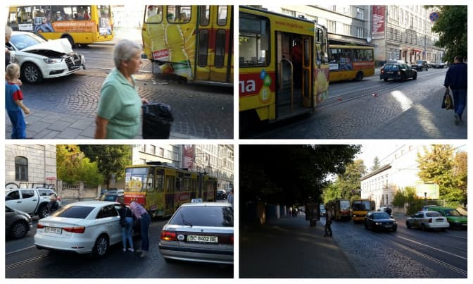 Ситуація на дорогах Львова: ДТП на Личаківській і Липинського. Оновлено