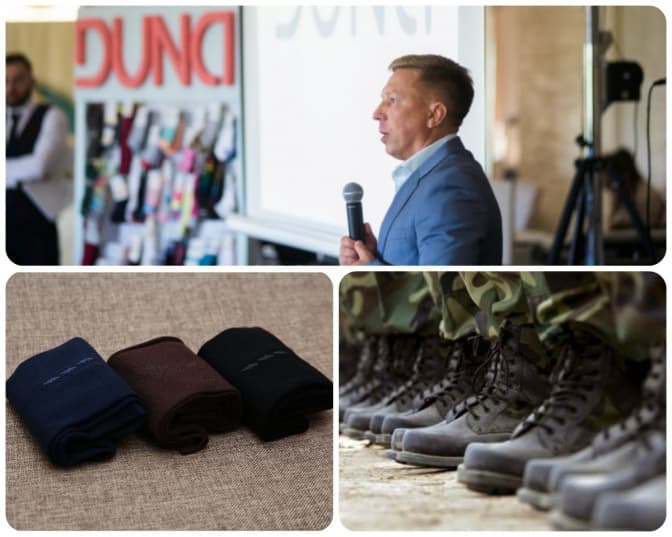 На Львівщині підприємство почало виготовляти шкарпетки для воїнів АТО