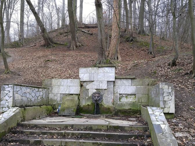 У Львові відновлять джерело з бюветом у парку «Залізна вода». Візуалізація