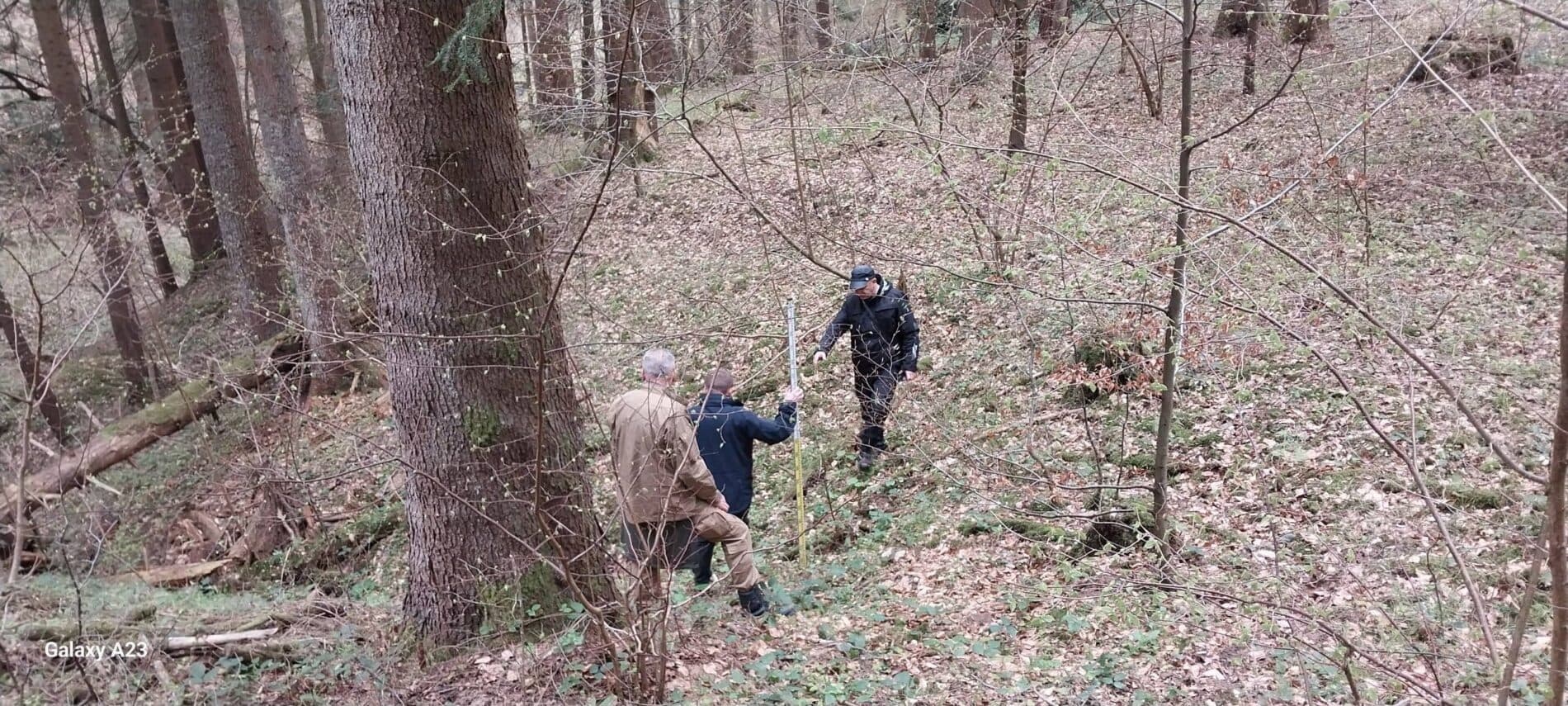 Обстеження території ймовірних поховань воїнів УПА / фото: ЛОР