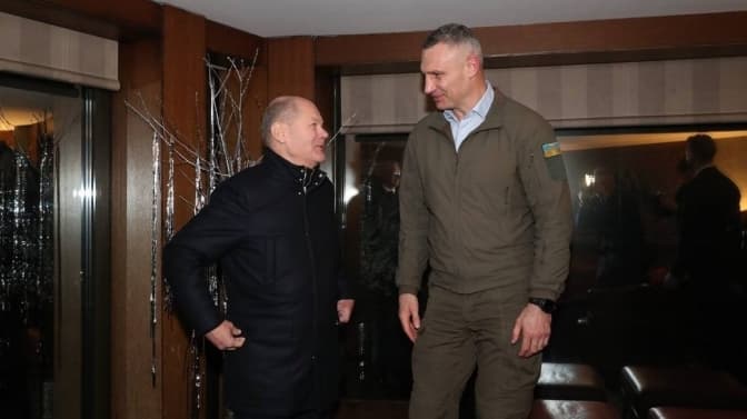 Кличко зустрівся з Шольцем, просив передати ракети "Таурус"