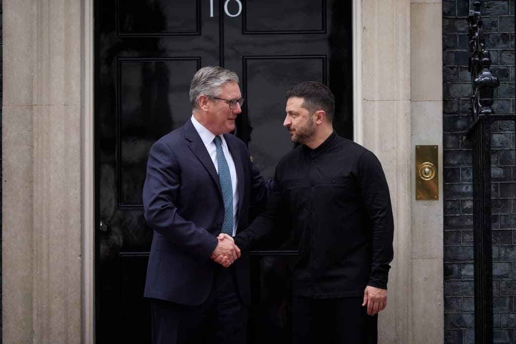 Прем'єр-міністр Великобританії Кір Стармер та президент України Володимир Зеленський / Фото: ОП