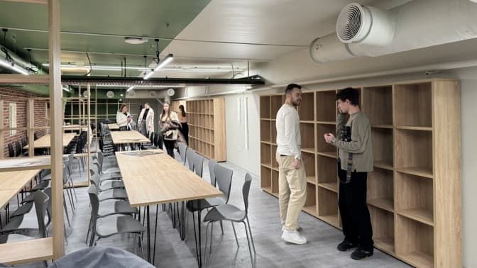 Благодійники відремонтували укриття для економічного факультету КНУ