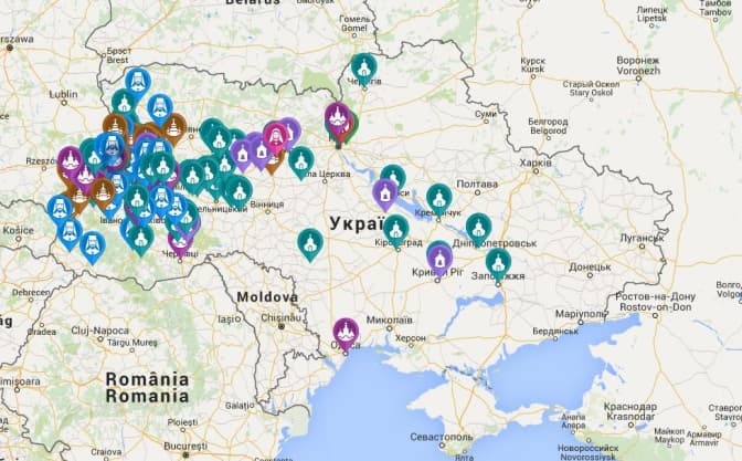 УГКЦ створює інтерактивну карту храмів в Україні та світі: як долучитись