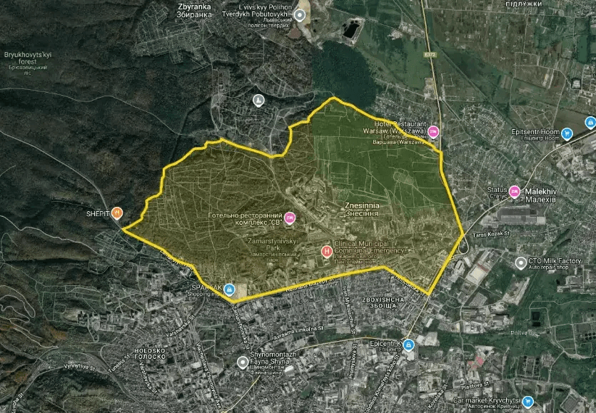 Who will decide how to develop nearly 700 hectares in northern Lviv