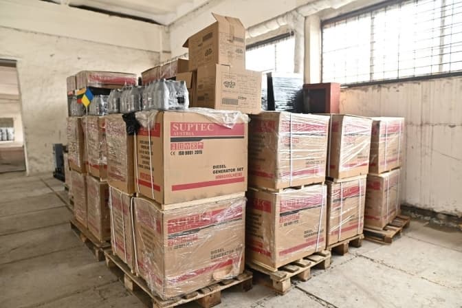 Київщина отримала партію генераторів від Литви для посилення енергостійкості