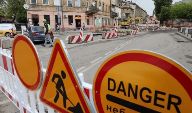 У Львові перекрили частину дороги поблизу автовокзалу «Північний». Схема об'їзду