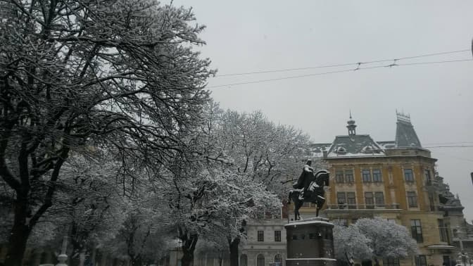 Зимовий настрій. Львів’яни публікують в соцмережах фото засніженого міста і Карпат