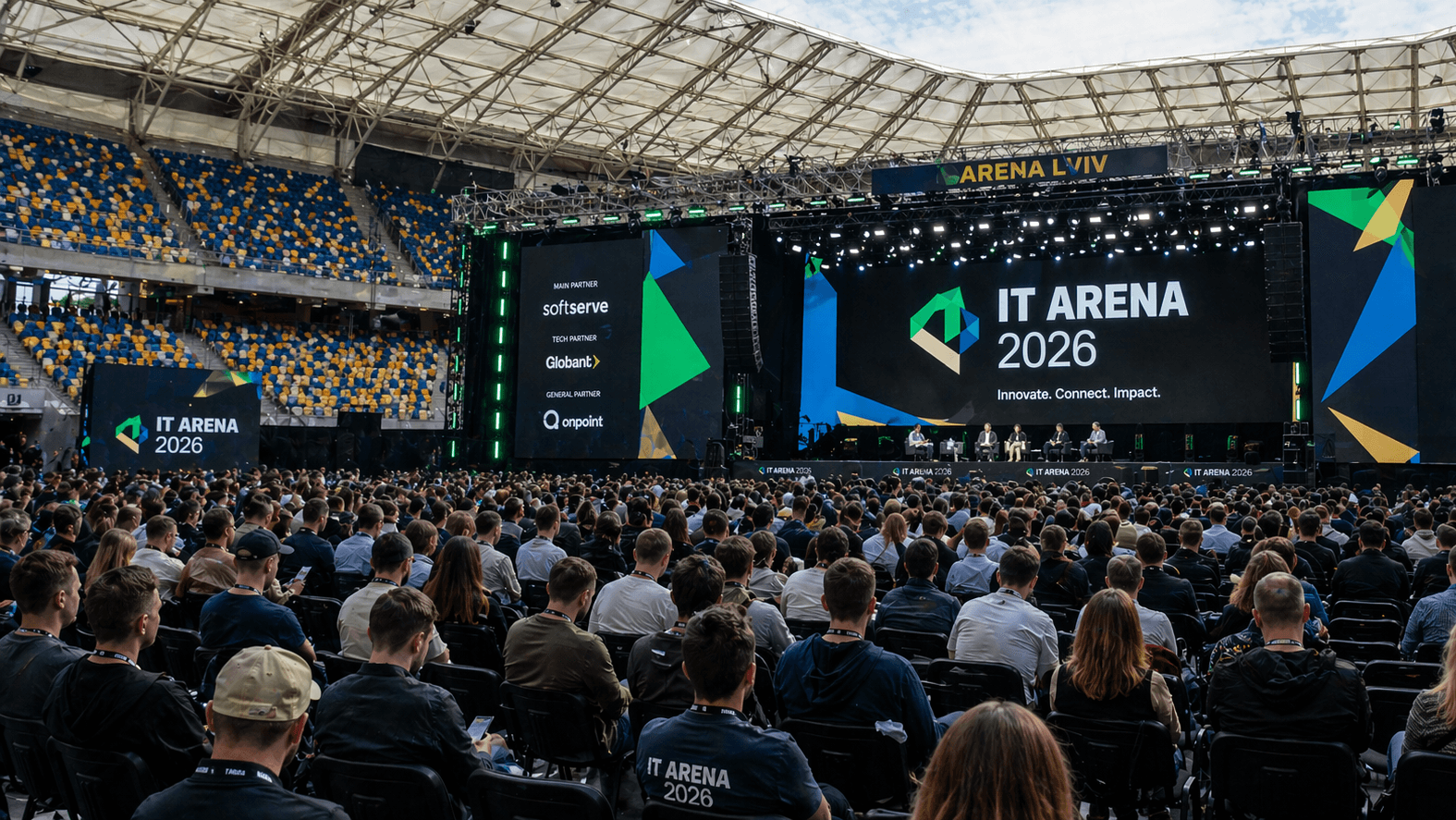 ІТ Arena у Львові / Фото ілюстративне, створене за допомогою ШІ