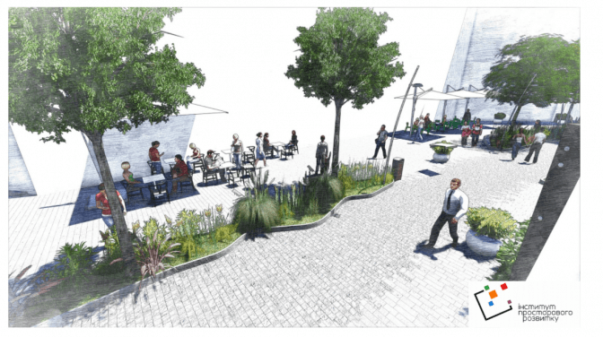 Вулиця Руданського. Візуалізація Інституту просторового розвитку