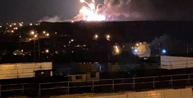 У Росії на кордоні з Україною пролунали потужні вибухи