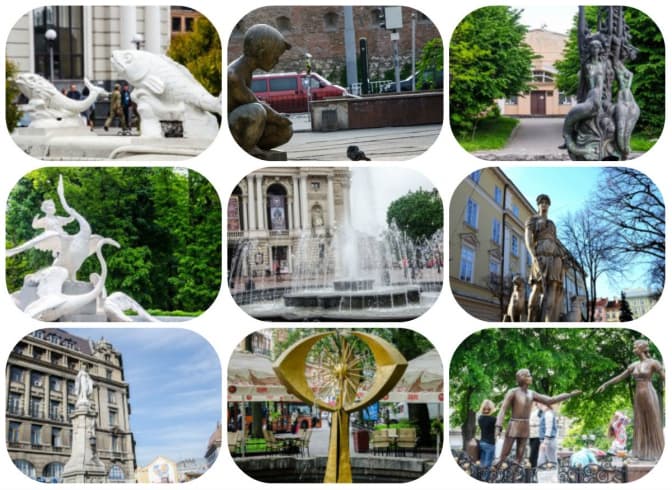 Топ-10 фонтанів Львова. Фото