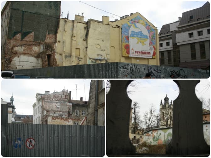 Чому у центрі Львова утворились будівельні котловани