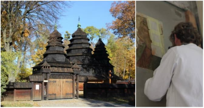 У Львові у Шевченківському гаю знайшли унікальну фреску. Фото