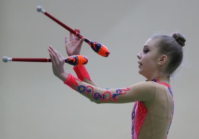 Гімнастка зі Львова виборола 3 нагороди на «Кубку Афродити». Відео