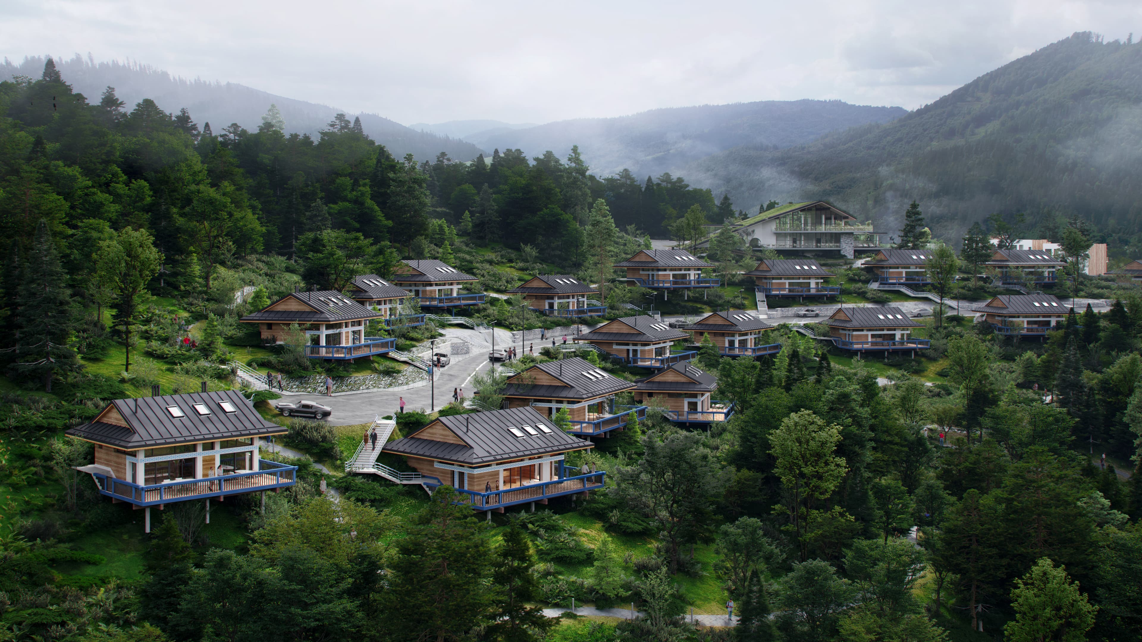 GORA - відпочинковий комплекс на вершині гори в серці Карпат