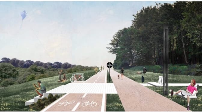 Першу частину Зеленої лінії у Львові прокладуть у парку Івана Павла ІІ