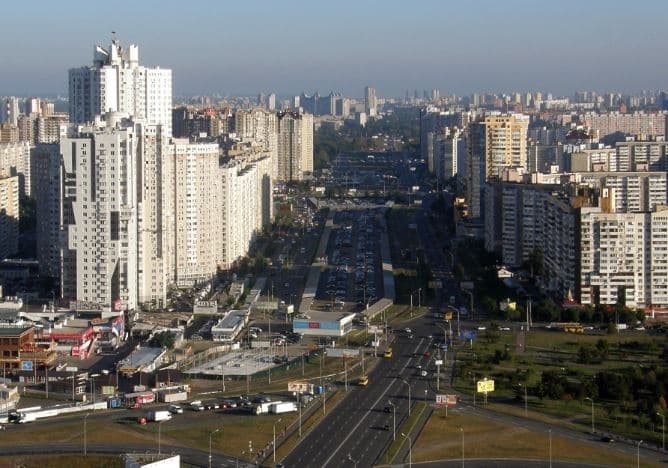 Проспект Григоренка. Фото з відкритих джерел