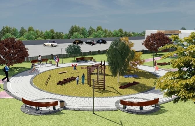 Фото: Громадський простір у Снопківському парку