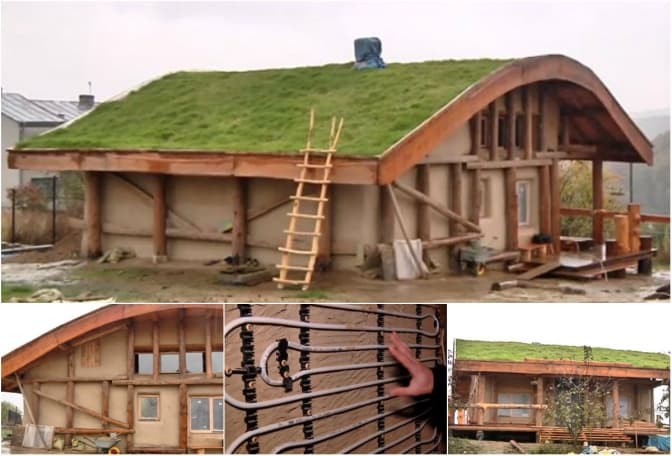 Поблизу Львова будують еко-хатину. Відео