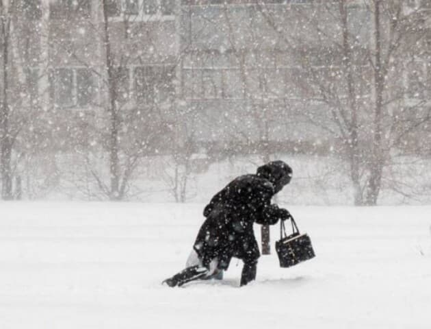 Синоптики попереджають про хуртовини і поривчастий вітер на найближчі дні