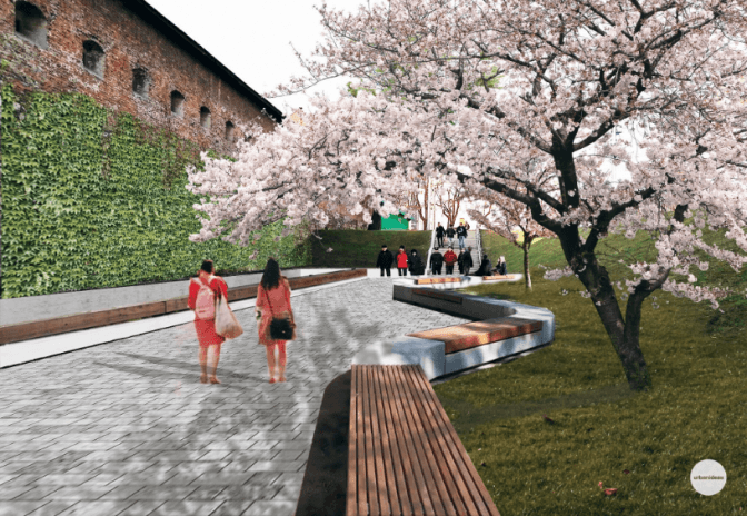 У Львові на місяць перекрили прохід біля Бернардинського дворика