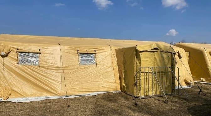 На Львівщині розгортають польовий госпіталь, який використовували під час війни у Сирії