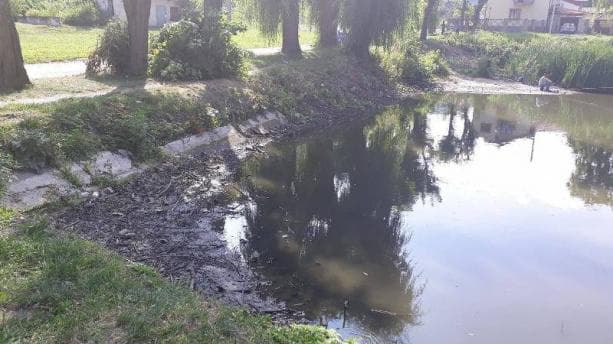 У Винниках очистять річку Маруньку