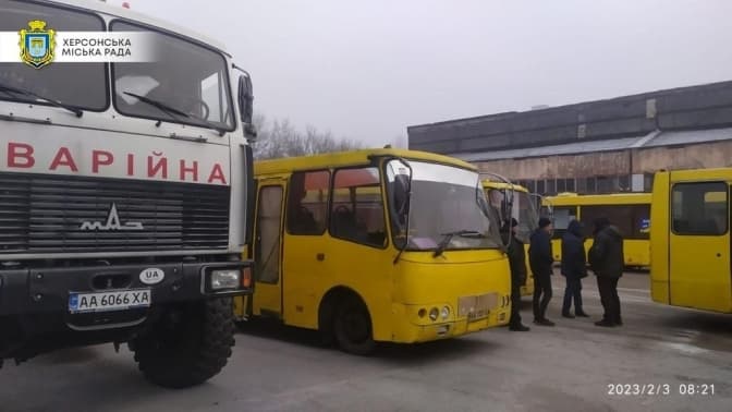 Київ передав Херсону автобуси «Богдан А092», які зняли зі столичних маршрутів