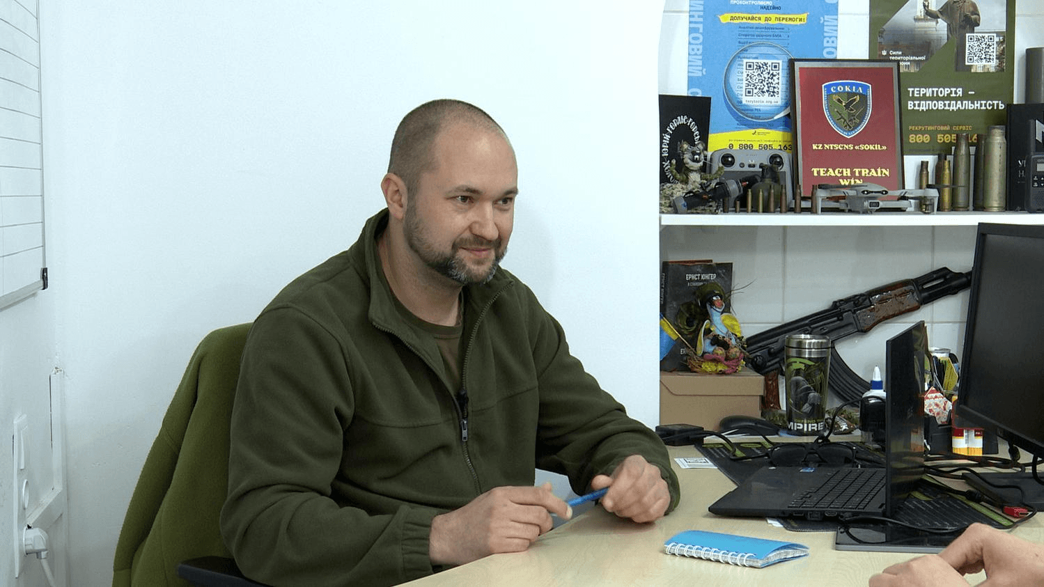 Назарій Сюта, сержант-менеджер відділення рекрутингу 103 ОБР ТРО імені митрополита Андрея Шептицького