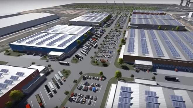 Проєкт індустріального парку у Львові. Кадр з відео. Фото: 24 Економіка