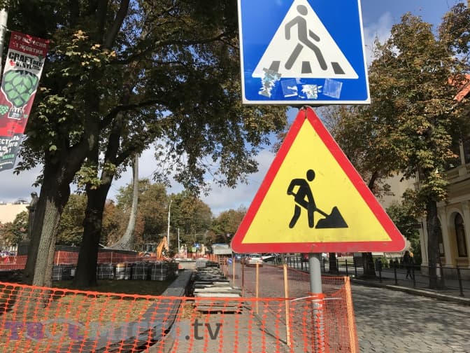 За пам’ятником Шевченку у Львові з’явиться велодоріжка. Фото