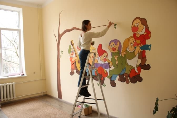 Вічні цінності. Як художниця розмальовує дитсадки, кав'ярні і клініки